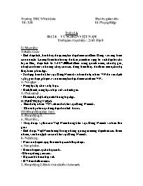 Giáo án Địa lí Lớp 7+8 - Tuần 24 - Tô Phụng H