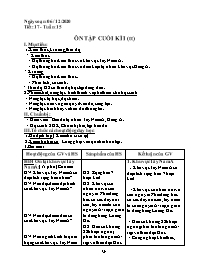 Giáo án Địa lí Lớp 8 - Tuần 17: Ôn tập cuối k