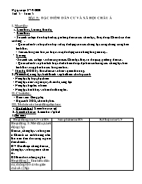 Giáo án Địa lí Lớp 8 - Tuần 5 - Năm học 2020-