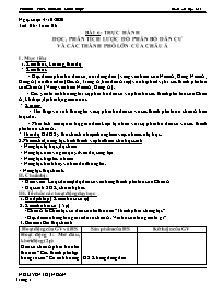 Giáo án Địa lí Lớp 8 - Tuần 6 - Năm học 2020-