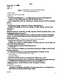 Giáo án GDCD 8 - Tiết 13, Bài 9: Góp phần xây