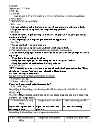 Giáo án GDCD 8 - Tiết 16, Bài 12: Quyền và ng