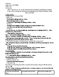 Giáo án GDCD 8 - Tuần 10, Bài 7: Tích cực tự 