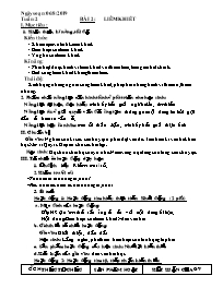 Giáo án GDCD 8 - Tuần 2, Bài 2: Liêm khiết -