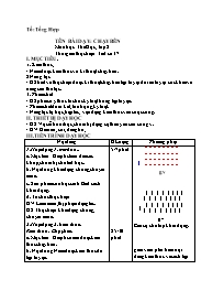 Giáo án Giáo dục thể chất 8 - Tuần 19