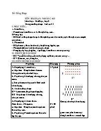 Giáo án Giáo dục thể chất 8 - Tuần 22 - Năm h