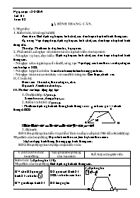 Giáo án Hình học 8 - Tuần 2 - Năm học 2019-20