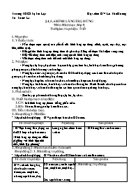 Giáo án Hình học 8 - Tuần 32+33 - Lê Thể Hươn