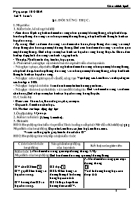 Giáo án Hình học 8 - Tuần 5 - Năm học 2019-20