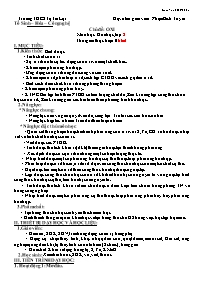 Giáo án Hóa học 8 - Tuần 19-21 - Năm học 2020