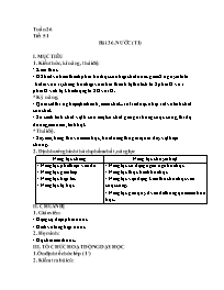 Giáo án Hóa học 8 - Tuần 26 - Năm học 2021-20