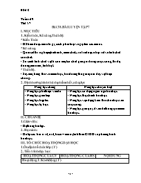 Giáo án Hóa học 8 - Tuần 29