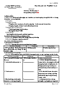 Giáo án Hóa học 8 - Tuần 35 - Năm học 2020-20