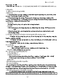 Giáo án Lịch sử 8 - Tiết 38, Bài 24: Cuộc khá