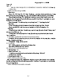 Giáo án Lịch sử 8 - Tuần 10 - Năm học 2020-20