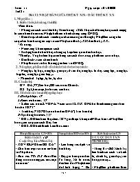 Giáo án Lịch sử 8 - Tuần 11 - Năm học 2020-20