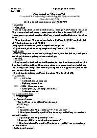 Giáo án Lịch sử 8 - Tuần 21+22, Bài 24: Cuộc 