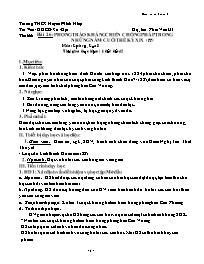 Giáo án Lịch sử 8 - Tuần 24, Bài 26: Phòng tr