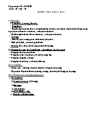 Giáo án môn Địa lí 8 - Tuần 10 - Năm học 2020