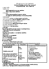 Giáo án môn Ngữ văn 8 - Tuần 23 - Năm học 202
