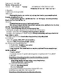 Giáo án môn Ngữ văn 8 - Tuần 6, Tiết 21-24 - 