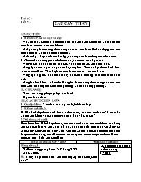 Giáo án môn Ngữ văn Lớp 8 - Tuần 24