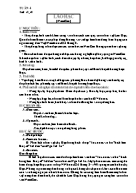 Giáo án môn Ngữ văn Lớp 8 - Tuần 4