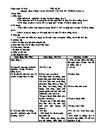 Giáo án Nâng cao Ngữ văn 8 - Tiết 58+59, Chuy
