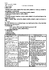 Giáo án Nâng cao Ngữ văn 8 - Tuần 13-15 - Năm