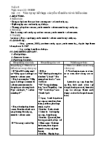 Giáo án Nâng cao Ngữ văn 8 - Tuần 8, Tiết 22: