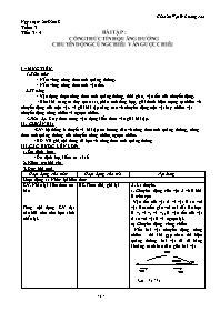 Giáo án Nâng cao Vật lí 8 - Tiết 3+4: Bài tập