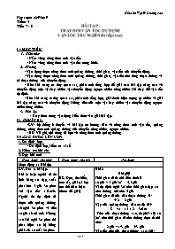 Giáo án Nâng cao Vật lí 8 - Tiết 7+8: Bài tập