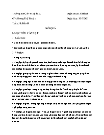 Giáo án Ngữ văn 8 - Tiết 41, Bài: Nói quá - N