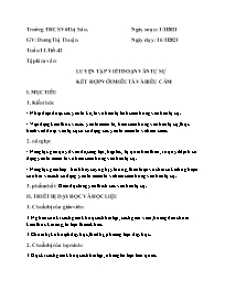 Giáo án Ngữ văn 8 - Tiết 42, Bài: Luyện tập v