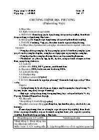 Giáo án Ngữ văn 8 - Tuần 10 - Năm học 2019-20