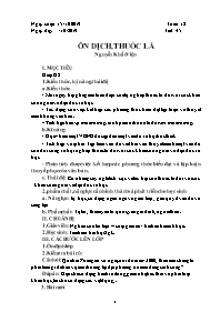 Giáo án Ngữ văn 8 - Tuần 12 - Năm học 2019-20