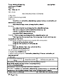 Giáo án Ngữ văn 8 - Tuần 12 - Năm học 2020-20