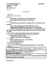 Giáo án Ngữ văn 8 - Tuần 13 - Năm học 2020-20