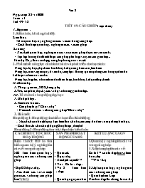 Giáo án Ngữ văn 8 - Tuần 13 - Năm học 2020-20