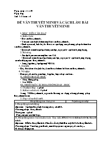 Giáo án Ngữ văn 8 - Tuần 14 - Năm học 2019-20