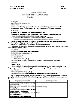 Giáo án Ngữ văn 8 - Tuần 17 - Năm học 2019-20