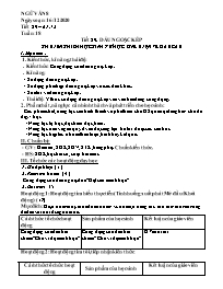 Giáo án Ngữ văn 8 - Tuần 18 - Năm học 2020-20