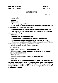 Giáo án Ngữ văn 8 - Tuần 20 - Năm học 2019-20