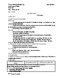 Giáo án Ngữ văn 8 - Tuần 20, Tiết 79+80: Quê