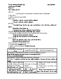 Giáo án Ngữ văn 8 - Tuần 21, Tiết 83-86 - Năm
