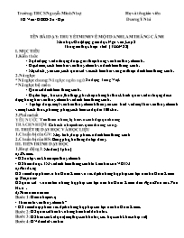 Giáo án Ngữ văn 8 - Tuần 22 - Năm học 2020-20