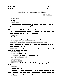 Giáo án Ngữ văn 8 - Tuần 23 - Năm học 2019-20