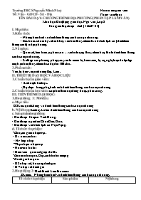 Giáo án Ngữ văn 8 - Tuần 24 - Năm học 2020-20