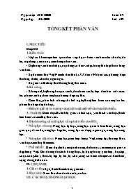 Giáo án Ngữ văn 8 - Tuần 29 - Năm học 2019-20