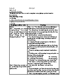 Giáo án Ngữ văn 8 - Tuần 31, Tiết 13+14: Ôn t